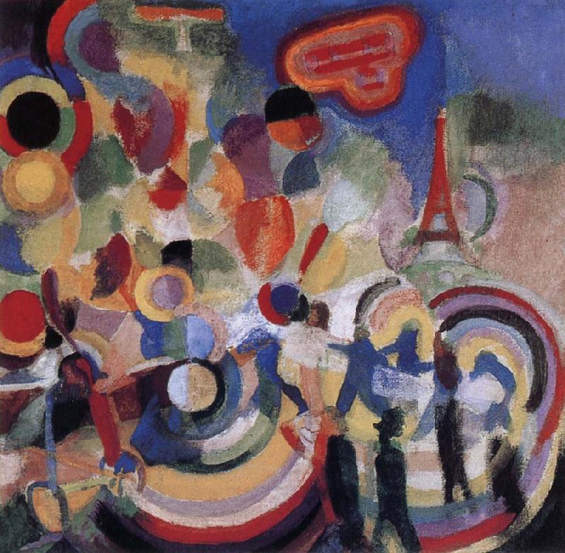 Delaunay, Robert Pay one-s respects to Belei oil painting picture